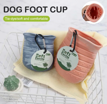 2 In 1 Soft Paw Cleaner Brush Cup